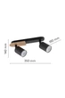 Стельовий поворотний світильник TK Lighting 4674 Cover - зображення 6