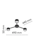 Постільна люстра TK Lighting 4689 Avia - зображення 3