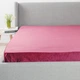 Простирадло-чохол на гумці полуторна ТЕП Velour 2-04756_35033 160х200 см бордова - зображення 2