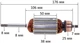 Якір для тримера INTERTOOL DT-2255/Sequoia SET550DTW (176×38 мм). Артикул: як1868 - зображення 3