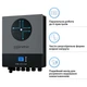 Автономный инвертор Solarverse Ampere Double 8kW 48V 1 MPPT Wi-Fi 220V Однофазный (SV8048AD) - изображение 3