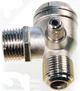 JB. Обратный клапан компрессора, резьба 1/2×19 мм×М10, хром, качество (комп207) - изображение 2