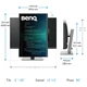 Монітор BenQ TFT 24.1 (9H.LLXLA.TBE) Темно-сірий - изображение 11