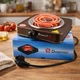 Спіральна електроплита на 1 конфорку 1000W Domotec MS-5531 з рівномірним нагріванням, захистом від перегріву та замикання - зображення 2
