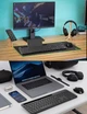 Беспроводной комплект клавиатура и мышь, 2.4G USB, 110 клавиш, слот для смартфона, черный, для ноутбука и ПК - Уценка - изображение 4