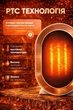 Керамический обогреватель AIR HEATER 1200W, портативный настольный, до 20 м² БЕЛЫЙ - изображение 4