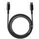 Кабель Baseus Tungsten Gold Fast Charging Data Cable Type-C to Type-C 100W 2M Black (CATWJ-A01) - изображение 6