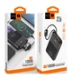 Зовнішній аккумулятор WUW Y158 (PD22.5W quick charge) 10000mAh Black - зображення 2