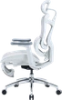 Крісло офісне з підставкою для ніг Sihoo DORO C300L Mesh White with footrest - зображення 6