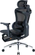 Крісло офісне з підставкою для ніг Sihoo DORO C300L Mesh Black with footrest - зображення 6
