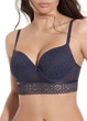 Бюстгальтер жіночий з push-up мереживний Amaya Selene 85B синій (14026) - зображення 5