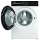 Стиральная машина Whirlpool WAM764WKBUA фронтальная, 7кг, 1400, A, 49.6см, дисплей, пар, инвертор, люк черный, белый - изображение 2