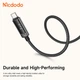 Кабель Mcdodo 240W Cab Vision USB-C to USB-C з OLED-дисплеєм, 5A, PD Fast Charge, нейлонова оплітка, 1.2 м CA-8900 - зображення 6