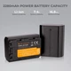 Комплект из двух аккумуляторов и зарядного устройства K&F Concept NP-FZ100 2280mAh для камер Sony (KF28.0016) - изображение 5
