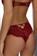 Трусики бразилиана Your Touch 5(XL) Красное вино (133801) - изображение 2