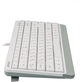 Клавіатура дротова A4Tech FK11 компактна мембранна 86 клавіш ENG/UKR 1.5 м White (FK11 USB White) - зображення 3