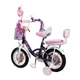 Детский велосипед Corso Emily ML-62588, 12", двухколёсный, с корзиной и дополнительными колёсами, собран на 75% - изображение 4