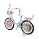Детский двухколёсный велосипед Corso Emily 20" ML-20547 для девочек, с корзинкой и багажником, ручной и ножной тормоз - изображение 5