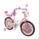 Дитячий двоколісний велосипед Corso Emily 20" ML-76599 для дівчаток, з кошиком та багажником, ручне і ножне гальмо - зображення 2