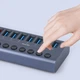 USB-хаб 10 портів USB 3.0 з індивідуальними кнопками, з зовнішнім блоком живлення, алюмінієвий корпус ( код: HUB985A ) - зображення 12