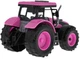 Інтерактивний трактор з відкривним капотом світлодіодними ліхтарями та звуковими ефектами Рожевий (5903864940138) - зображення 4