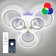 Світильник LED стельовий LUMINARIA LILY RGB 90W 7R WHITE/ICE (з пультом) - изображение 1