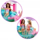 Лялька барбі Barbie Dream Pool "басейн мрій" зі злітною гіркою джакузі + аксесуари Jfp01 - изображение 3