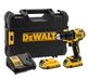Акумуляторний ударний дриль-шуруповерт DeWALT DCD709D2T, 2 акб 18V 2.0Ah, з/п, валіза (DCD709D2T) - зображення 1