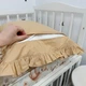 Постельный комплект рюшами в кровать 120х60 см Oh My Kids «Лисички совушки» ранфорс - изображение 4