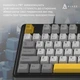 Клавиатура Ajazz AK980 MAX Magnetic Switch USB UA Black/Grey/Yellow (AK980-MAX-M-BGY) - изображение 6
