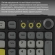 Клавиатура Ajazz AF98 Plus Wireless/Bluetooth/USB UA Black/Grey/Yellow (AF98-PLUS-BGY) - изображение 6