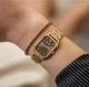 Браслет жіночий Burker Ava Gold Brown - зображення 4