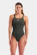 Купальник жіночий Arena TEAM SWIMSUIT SWIM PRO SOLID 004760-609 38 Хакі - зображення 1