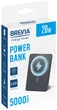 УМБ BREVIA ePower 5000mAh LCD MagSafe SuperSlim PD 20W Black (45520MSB) - зображення 9