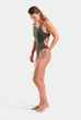 Купальник жіночий Arena TEAM SWIMSUIT SWIM TECH SOLID 004763-609 42 Хакі - зображення 2