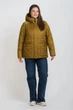 Куртка демисезонная женская большие размеры UF-Fashion LR 203 62 горчица - изображение 1
