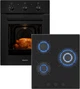 Комплект Духовой шкаф электрический Interline OEG 170 MRN BB+Варочная поверхность газовая Interline HGG 540 MGT BA Nano Matte - изображение 1