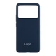 Протиударний Чохол Liquid Silicone (AA) для Xiaomi Poco F6 Pro 08.Dark Blue - зображення 1