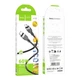 Кабель для зарядки і передачі даних USB Hoco X109 Silicone 60W/3A Type-C to Type-C 1m Black - зображення 1
