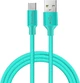 Кабель USB-Type-C 2м ColorWay, 2.4А, мятний (CW-CBUC008-MT) - зображення 1