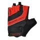 Велорукавиці Grey's з короткими пальцями та гелевими вставками, чорно-червоні L GR18333 - изображение 2
