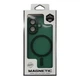 Чохол Premium TPU+PC Magnetic Matte Camera Lens with Magsafe для iPhone 16 Dark Green - зображення 2