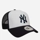 Czapka z daszkiem z siatką New Era Team Block Trucker Nyy 12380796 One Size Granatowy/Biały - obraz 4
