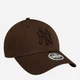 Кепка жіноча New Era Wmns Lge Ess 940 Nyy 60471462 One Size Темно-коричнева (197374041835) - зображення 4