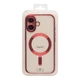 Чохол TPU Metallic Full Camera with Magsafe для iPhone 16 Red - изображение 3
