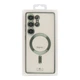 Противоударный Чехол TPU Metallic Full Camera with Magsafe для Samsung Galaxy S24 Ultra (S928) Green - изображение 3