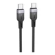 Кабель Hoco X109 Silicone Type-C to Type-C 60W 3m - зображення 1