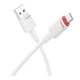 Кабель для зарядки и передачи данных USB Borofone BX110 Premium 2.4A USB to МicroUSB 1метр White - изображение 1