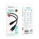 Кабель для зарядки и передачи данных USB Borofone BX110 Premium PD27W Type-C to Lightning 1метр Black - изображение 3