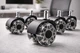 Комплект коліс для офісного крісла 5 шт, сірі, прогумовані ролики для комп’ютерного стільця - зображення 1